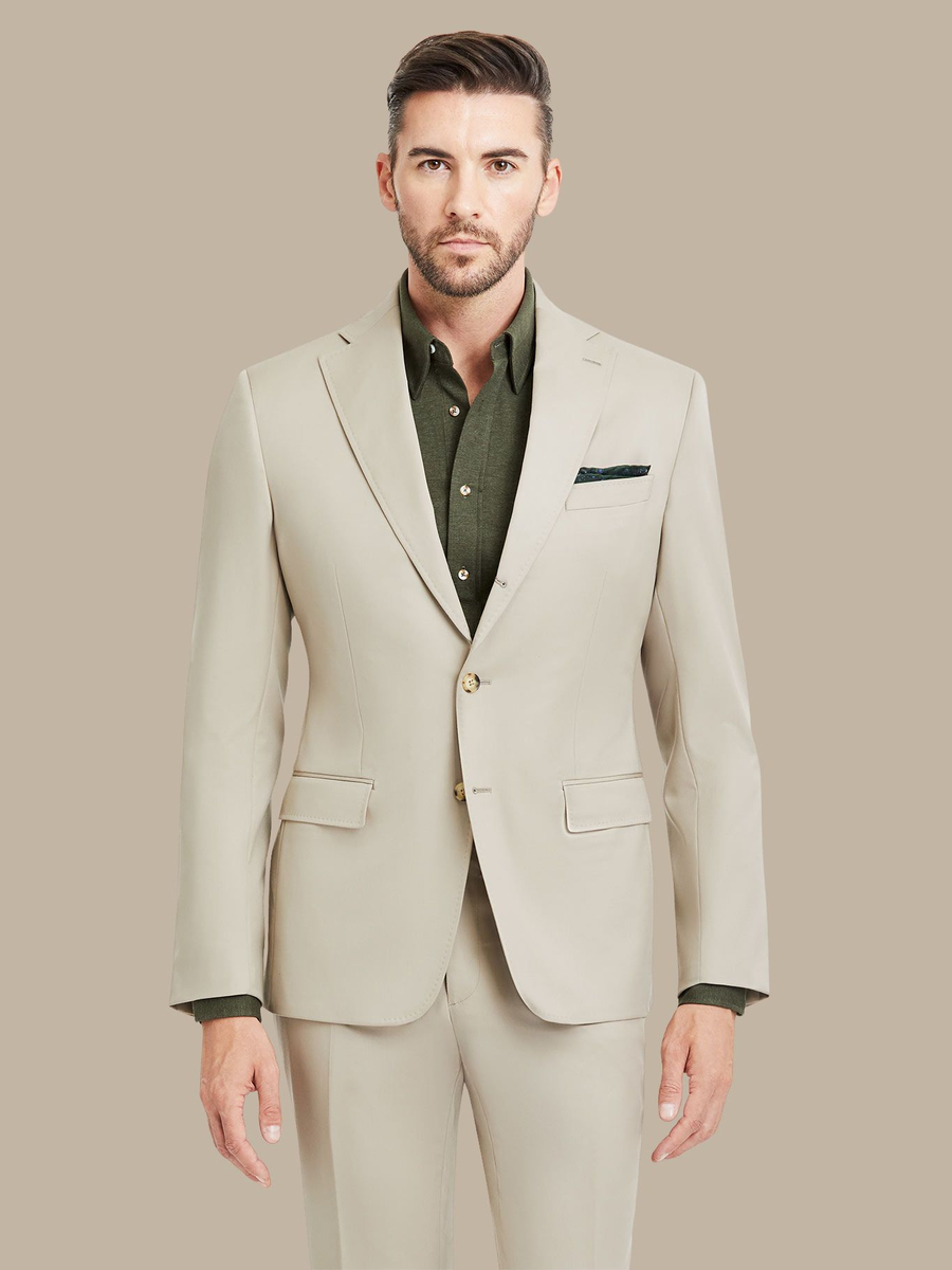 Enzo's Tan Solid Suit